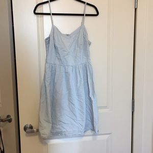 Chambray fit and flare cami dress GUC